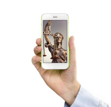 Online avukat app ile Smartphone