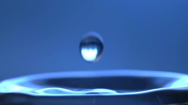 Water Drop Shooting Mit High Speed Kamera — Stockvideo