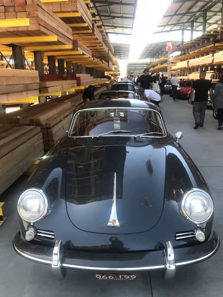 Los Angeles April 2018 Porsche Oldtimers Luftgekuehlt Auto Bij Ganahl — Stockfoto