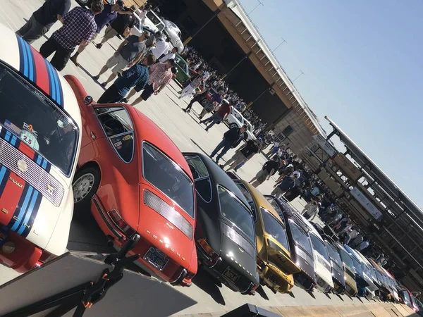 Los Angeles Aprile 2018 Porsche Classic Cars Luftgekuehlt Car Show — Foto Stock