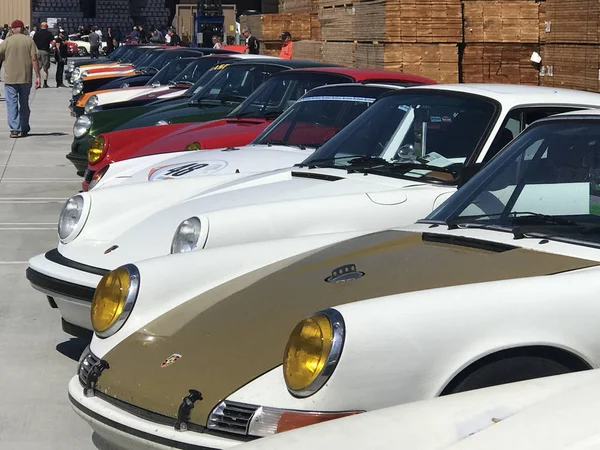 Los Angeles Abril 2018 Porsche Classic Cars Luftgekuehlt Car Show — Foto de Stock