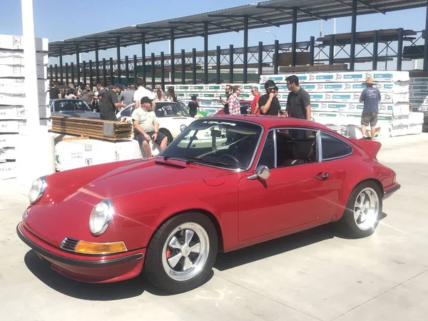 Los Angeles April 2018 Porsche Oldtimers Luftgekuehlt Auto Bij Ganahl — Stockfoto