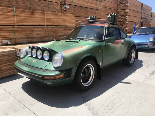 Los Angeles April 2018 Porsche Classic Cars Luftgekuehlt Car Show — Stock Photo, Image