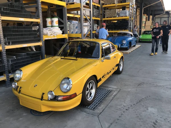 Los Angeles Abril 2018 Porsche Coches Clásicos Luftgekuehlt Espectáculo Coches — Foto de Stock