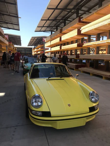 Los Angeles Abril 2018 Porsche Coches Clásicos Luftgekuehlt Espectáculo Coches — Foto de Stock