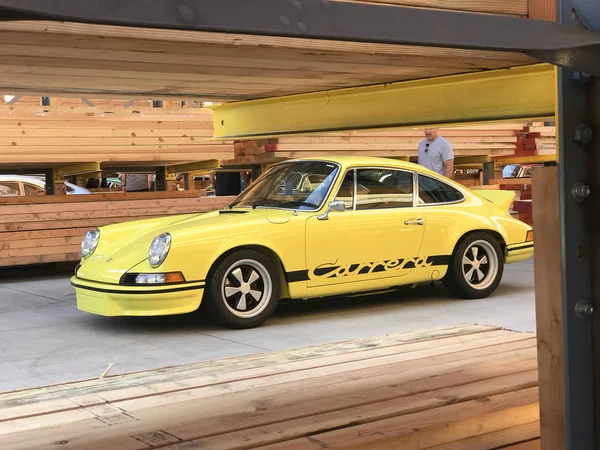 Los Angeles Abril 2018 Porsche Coches Clásicos Luftgekuehlt Espectáculo Coches — Foto de Stock