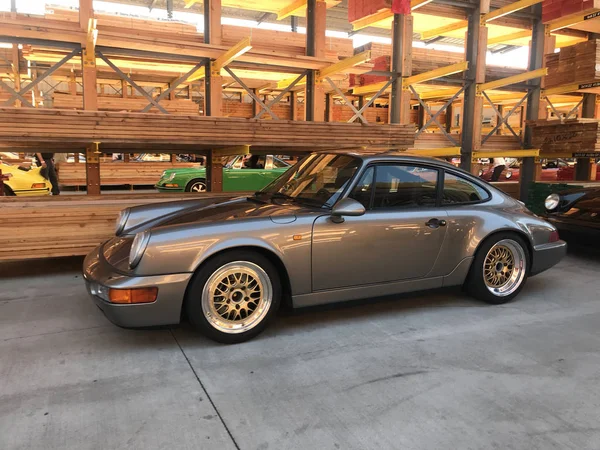 Los Angeles April 2018 Porsche Oldtimer Auf Der Automesse Ganahl — Stockfoto