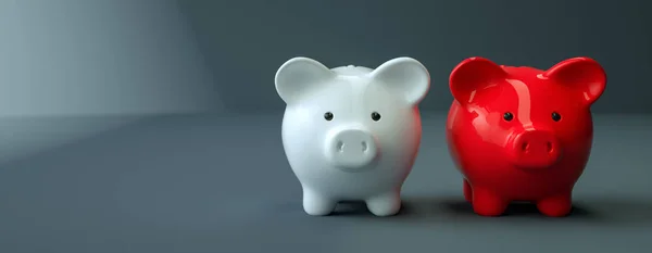 Piggy Bank Mentés Pénzt Beruházás — Stock Fotó