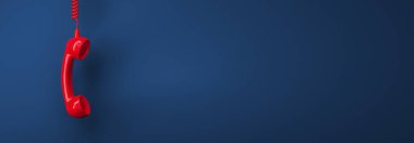 İndivi için kopyalama alanı olan sabit hatlı bir telefon alıcısı.