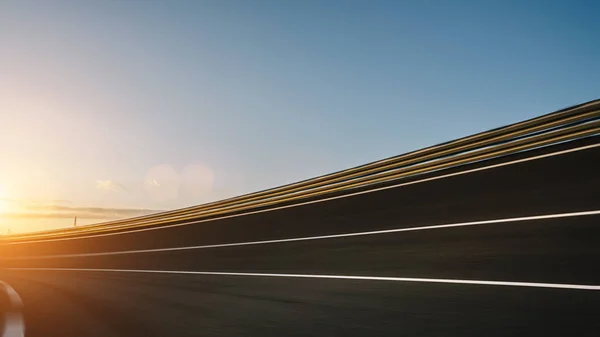 Gara Pista auto / moto in una giornata di sole . — Foto Stock