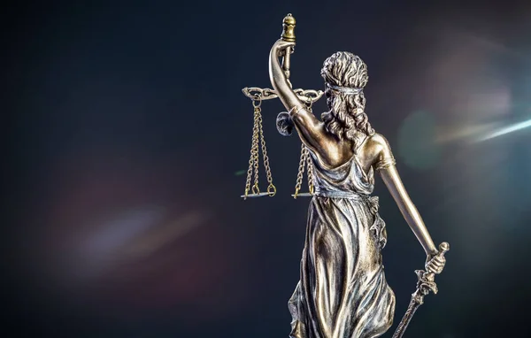 Estatua de Lady Justice — Foto de Stock