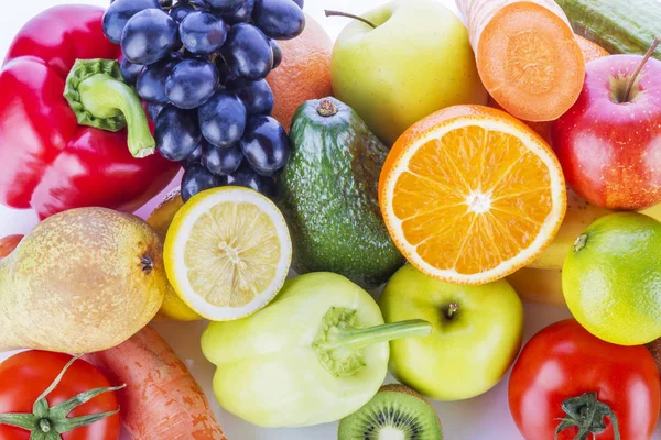 エキゾチックな果物や野菜の並べ替え — ストック写真