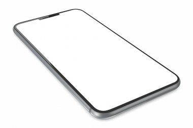 boş ekran alanı gri smartphone