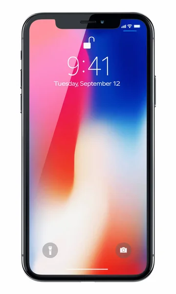 Новий iphone X (десять) — стокове фото