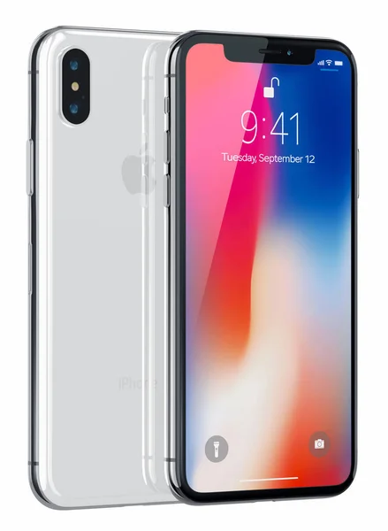 Новий iphone X — стокове фото