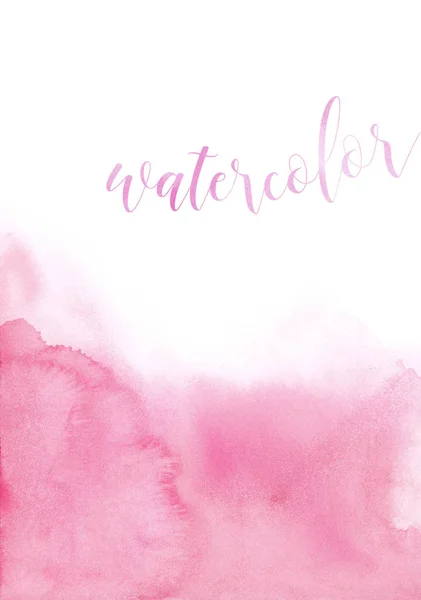 Hand painted watercolor background — Stock Photo, Image