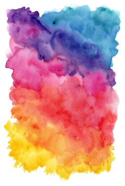 Hand painted watercolor background clipart