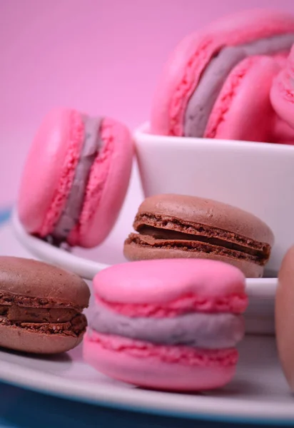 Traditional french macarons — Stock Photo, Image