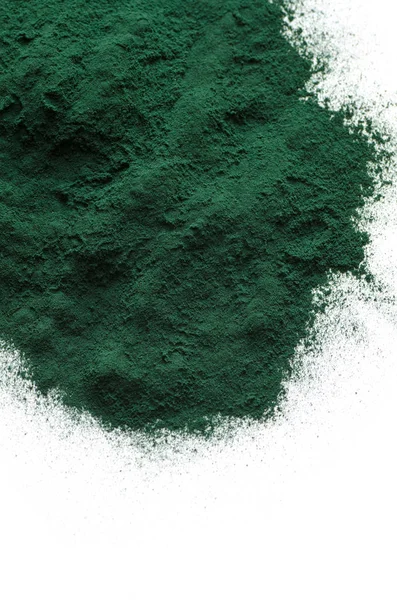 Organiczne spirulina powder — Zdjęcie stockowe