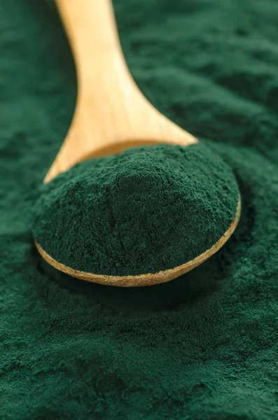 Espirulina orgánica en polvo —  Fotos de Stock