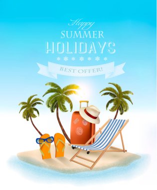 Pembe manolyanın çiçek açtığı doğa arkaplanı. Vektör