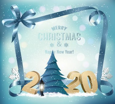 2020 Yılbaşı Ağacı ve Mavi Kurdeleler ile Tatil Geçmişi