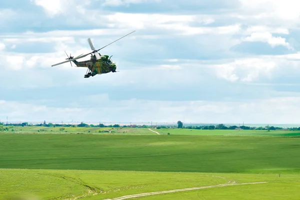Romanian helicopter IAR 330 "Puma" — Stok fotoğraf
