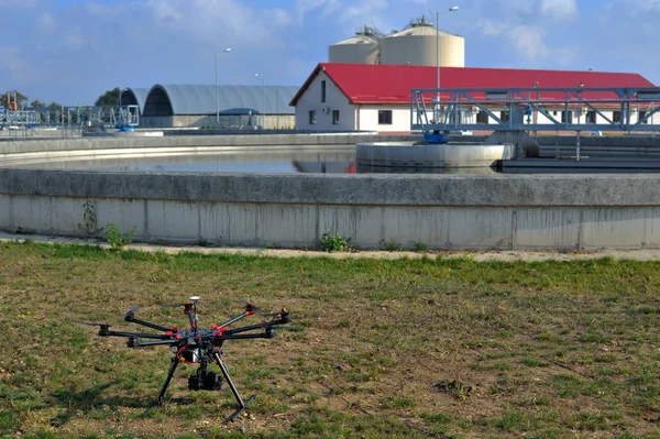 Professional equipment for drive a drone — Stock Photo, Image