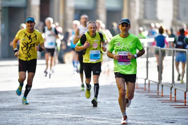 A tradicional maratona anual em Florença — Fotografia de Stock