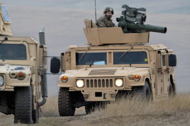 Galati, Romanya - 11 Aralık: Romen milit makinesinde mücadele