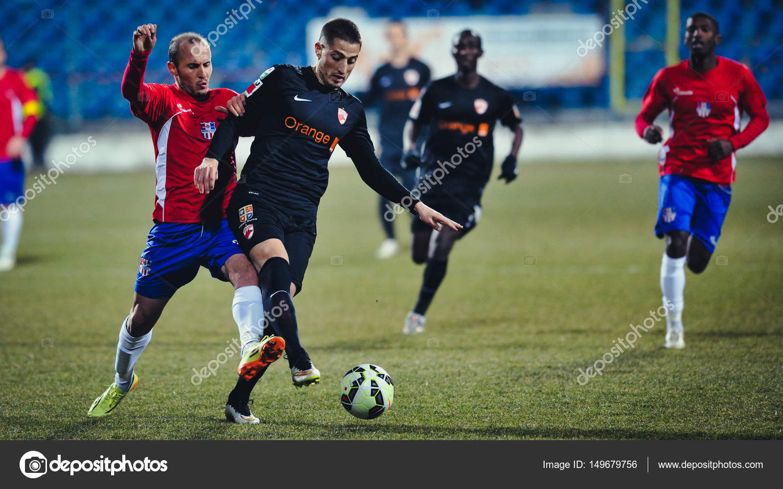 Steaua Bucharest Footballers Editorial Photography - Image of