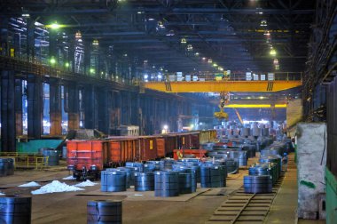 Endüstriyel çelik fabrikası Binası iç