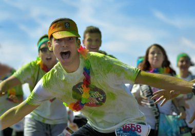 Firenze, Italya - Haziran 04: Kalabalıklar tanımlanamayan kişi 