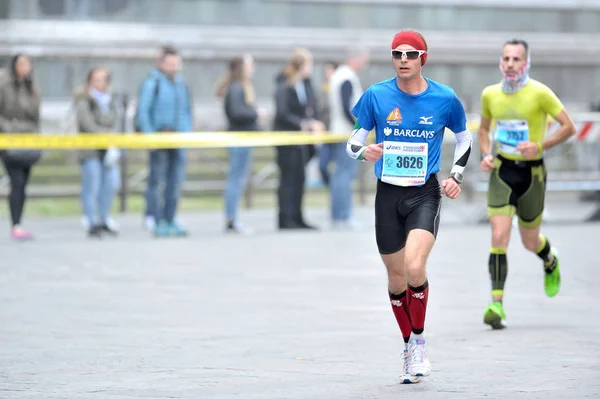 Florence, Italy - 17 May 2015: The traditional annual marathon i — Stock Photo, Image