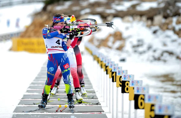 Cheile Gradistei, Roamania - 31 januari: Okänd konkurrent i jag — Stockfoto