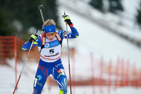 Cheile Gradistei, Roamania - 31 januari: Okänd konkurrent i jag — Stockfoto