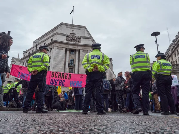 Londen Verenigd Koninkrijk Oktober 2019 Niet Officiële Demonstraties Van Klimaatactivisten — Stockfoto