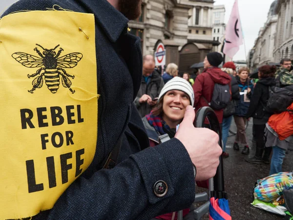 Londen Verenigd Koninkrijk Oktober 2019 Niet Officiële Demonstraties Van Klimaatactivisten — Stockfoto