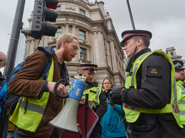 Londen Verenigd Koninkrijk Oktober 2019 Niet Officiële Demonstraties Van Klimaatactivisten — Stockfoto