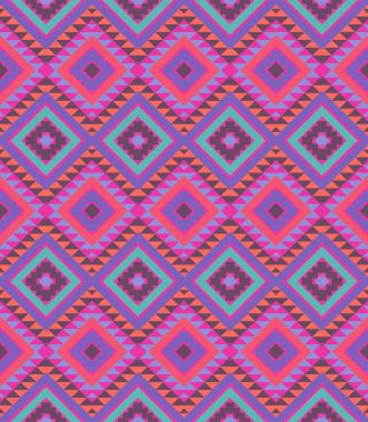 kesintisiz renkli etnik desen