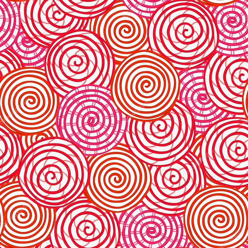 Candy lollipops seamless pattern
