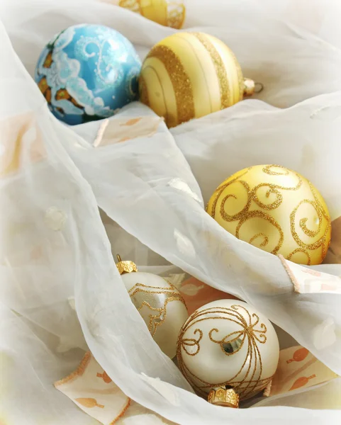 Background of Christmas balls — Stock Photo, Image