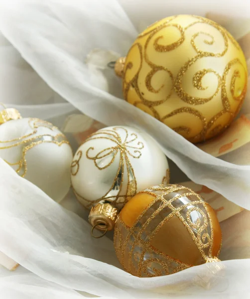 Background of Christmas balls — Stock Photo, Image