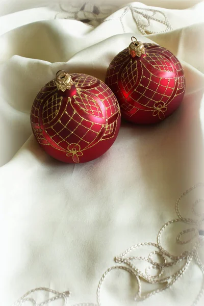 Conjunto de bolas de Natal — Fotografia de Stock