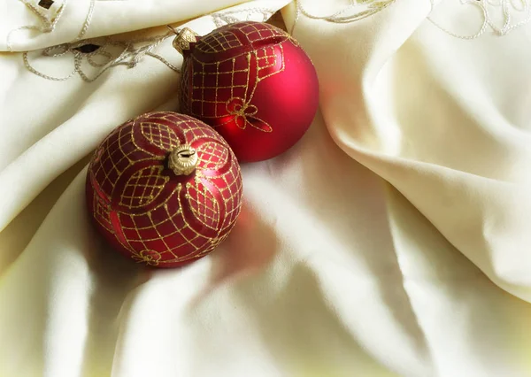 Conjunto de bolas de Natal — Fotografia de Stock