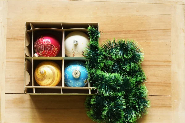 Conjunto de bolas de Natal — Fotografia de Stock