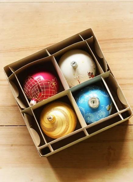 Conjunto de bolas de Natal — Fotografia de Stock