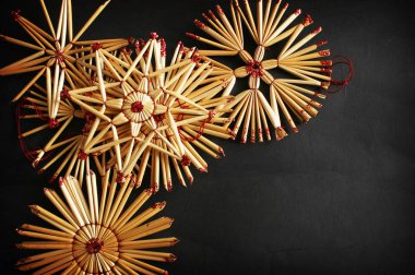 arka plan ile Noel oyuncaklar