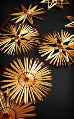 arka plan ile Noel oyuncaklar