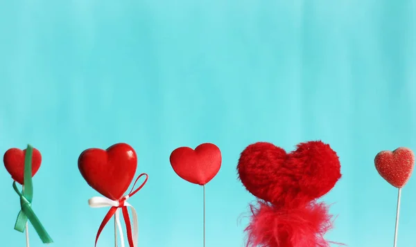 Открытка на день Святого Валентина с сердцем — стоковое фото